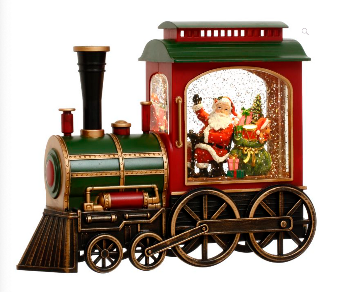Santa Train Scene with LED
