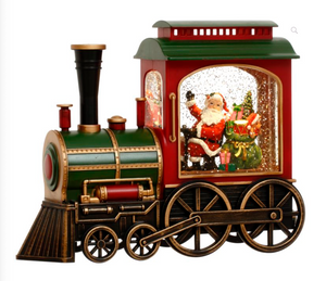Santa Train Scene with LED
