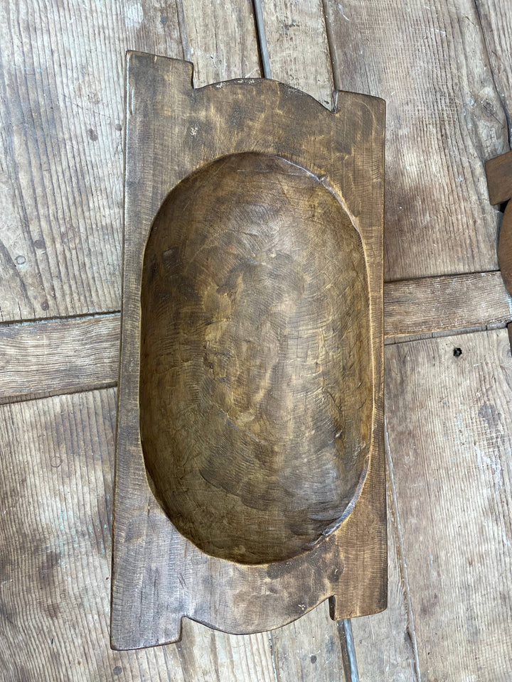 Durango Eurotrenchy Dough Bowl-WH-10x20 inch-Small-Waxed-$24