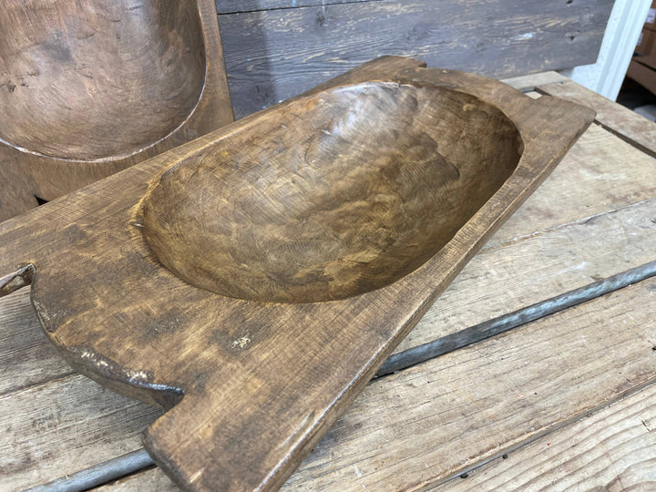 Durango Eurotrenchy Dough Bowl-WH-10x20 inch-Small-Waxed-$24