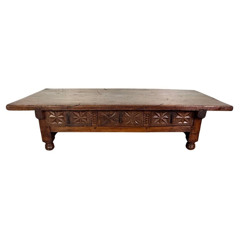 17th. C. Spanish Colonial Coffee Table