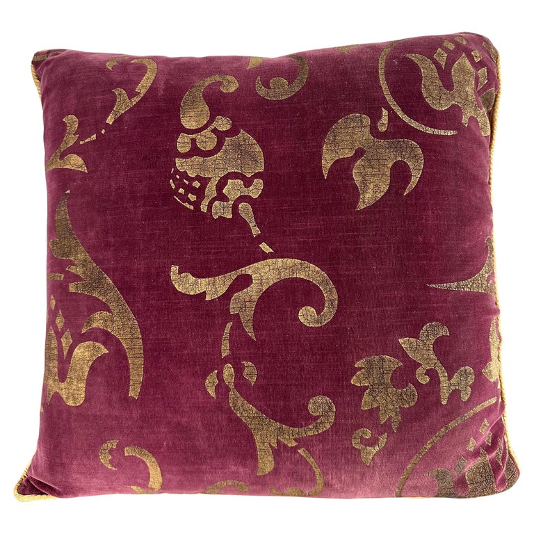 Nomi Stenciled Velvet Pillow