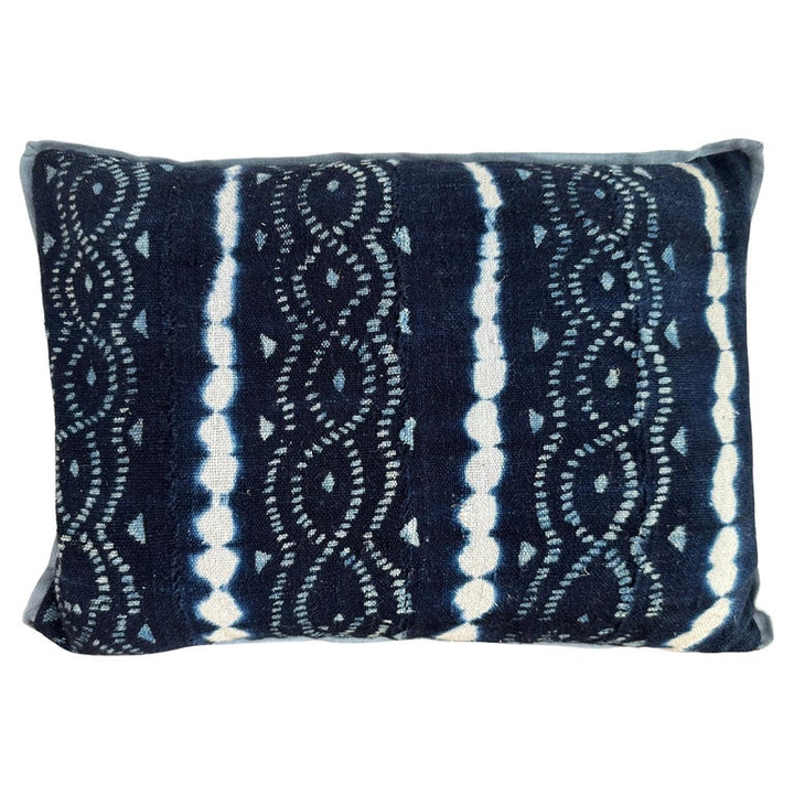 Indigo Tribal Textile Decorative Pillow