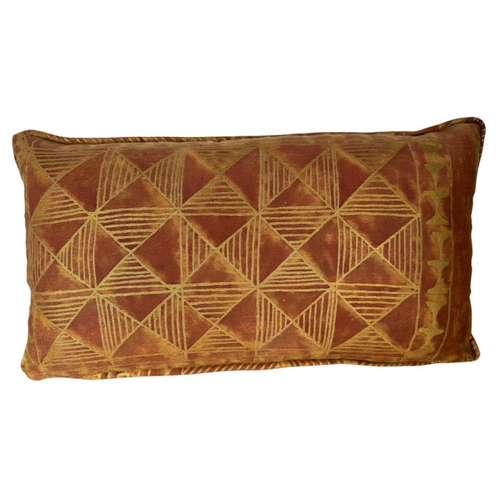 Fortuny Printed Cotton & Silk Pillow