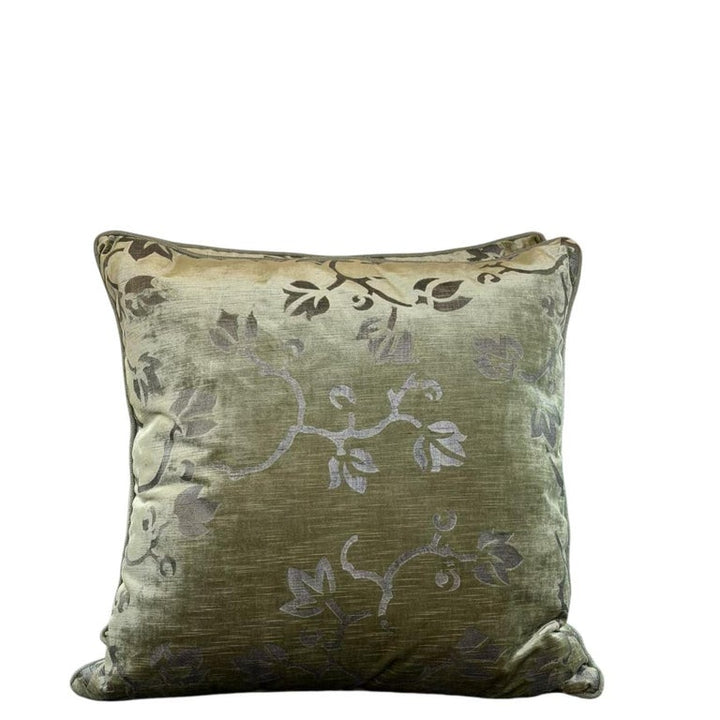 Pair of Stenciled Nomi Velvet Pillows