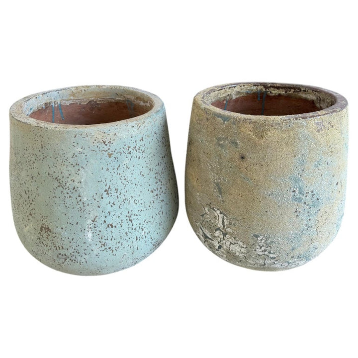 Pair of Monumental 20th Century Terra Cotta Garden Urns