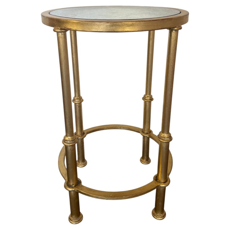 Italian Neoclassical Gilt Gueridon Side Table by Miamar Home