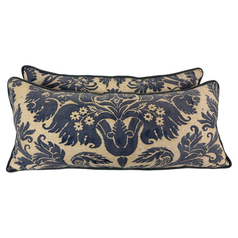 Custom Fortuny Lumbar Pillows by Melissa Levinson, Linen &amp; Cotton, USA