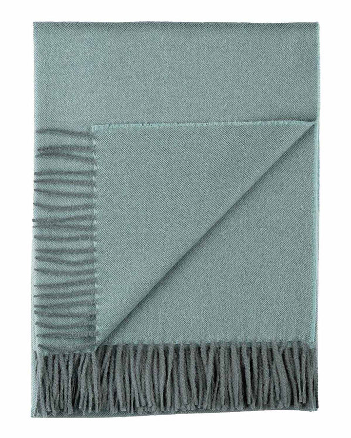 100% Baby Alpaca Throw Blanket - Misty Mountain
