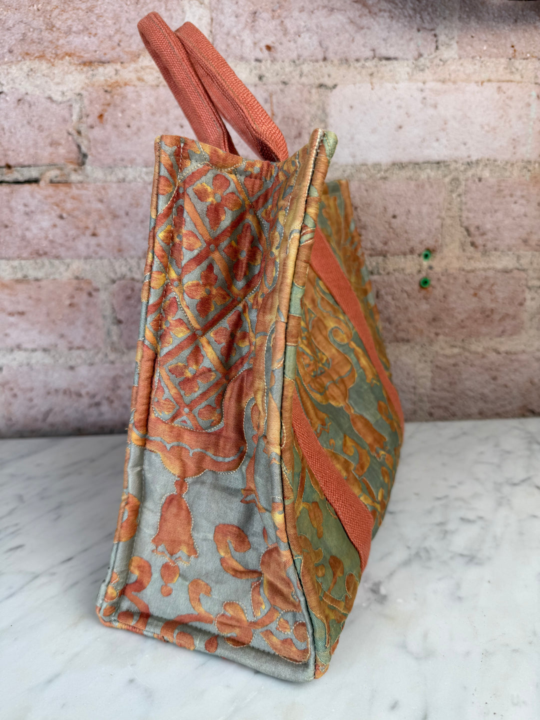 The Terracotta Tapestry Handbag