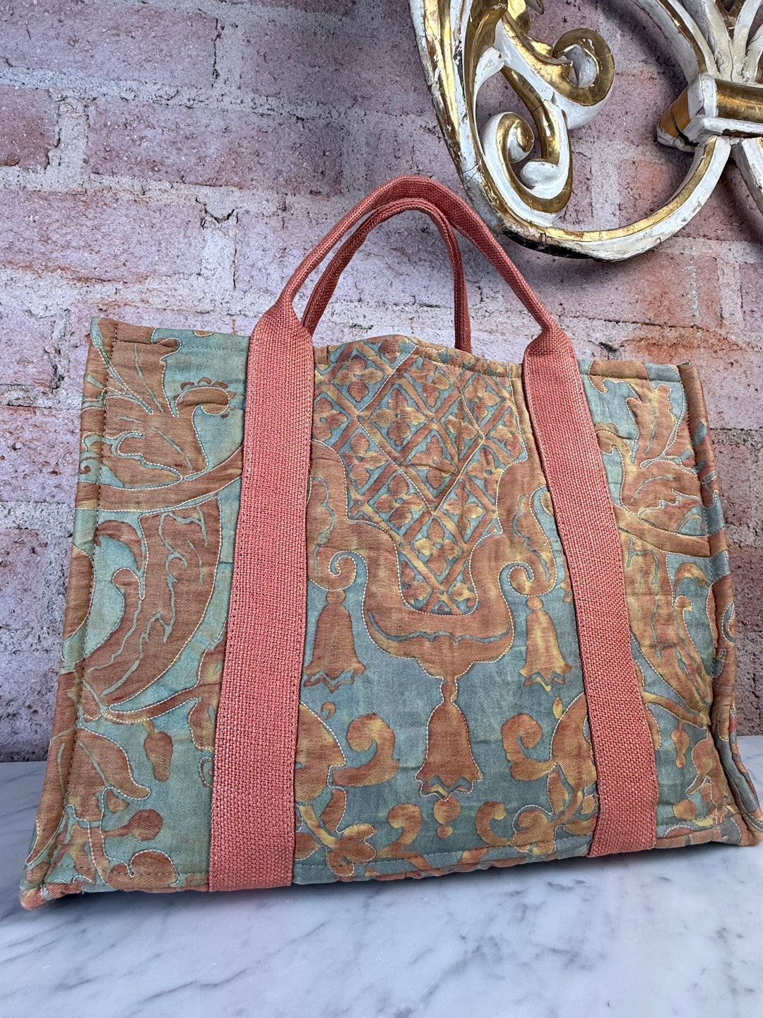 The Terracotta Tapestry Handbag