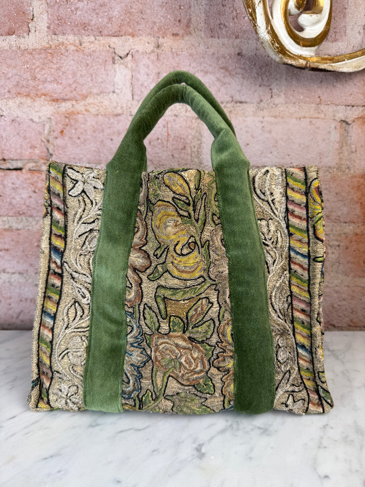Antique Embroidered Handbag by Meilssa Levinson