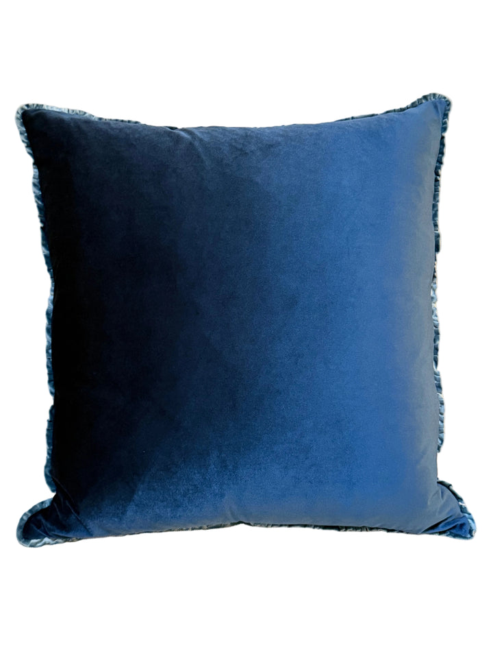 Velvet Ruffle Pillow Heirloom Collection