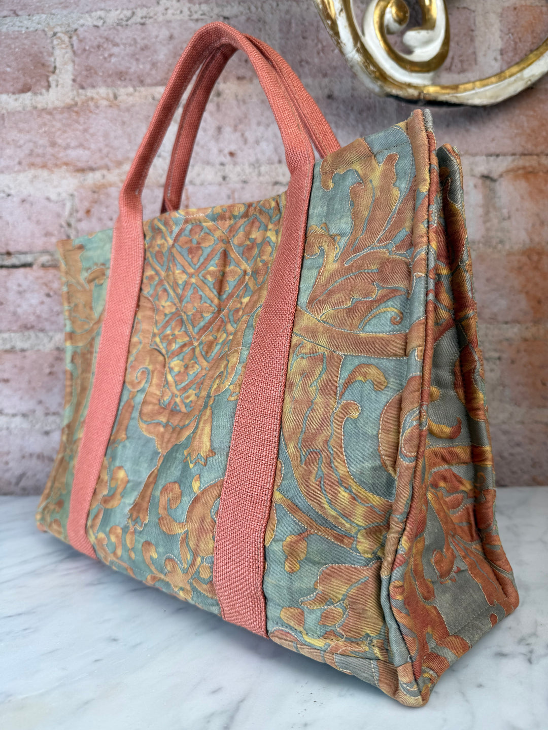 The Terracotta Tapestry Handbag