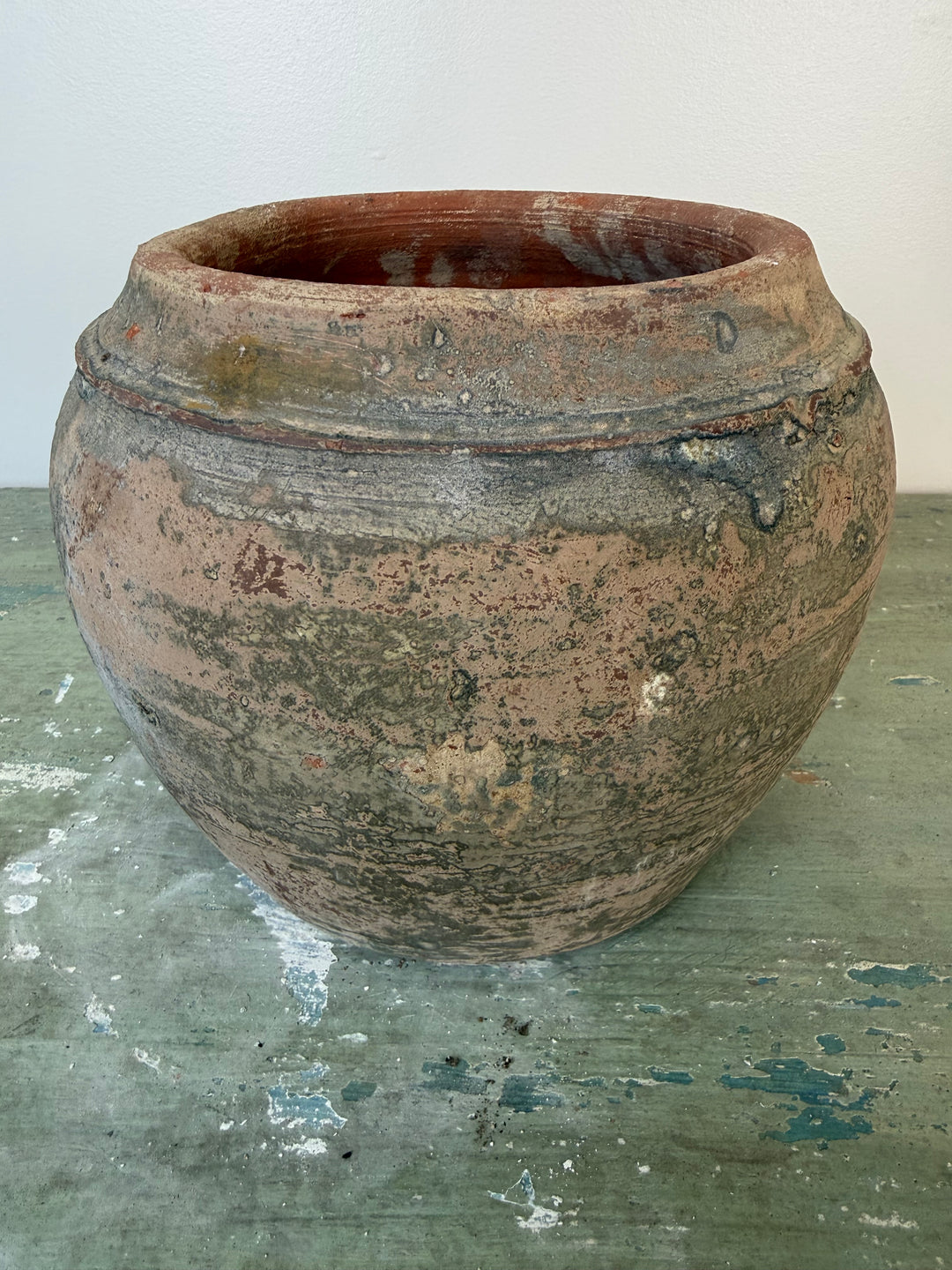 Rustic Earth Hand-Thrown Clay pot.