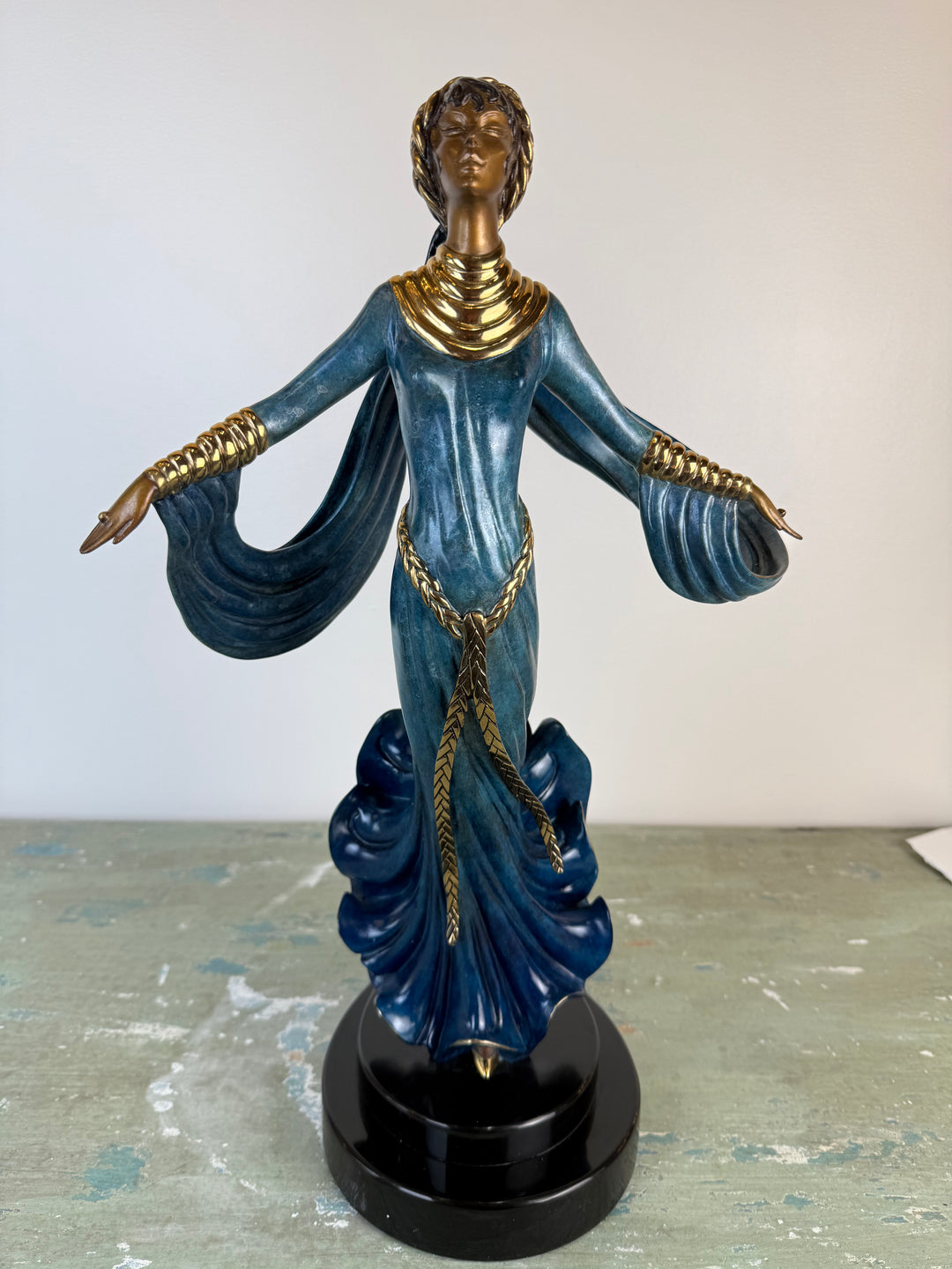 Erte Ecstasy Bronze Sculpture