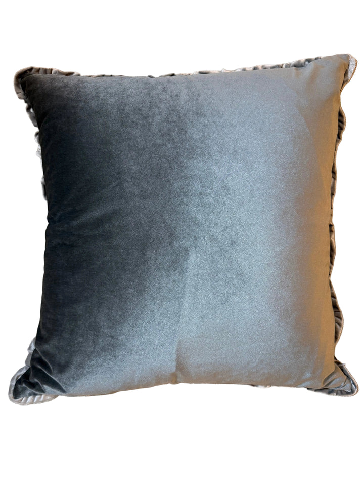 Velvet Ruffle Pillow Heirloom Collection