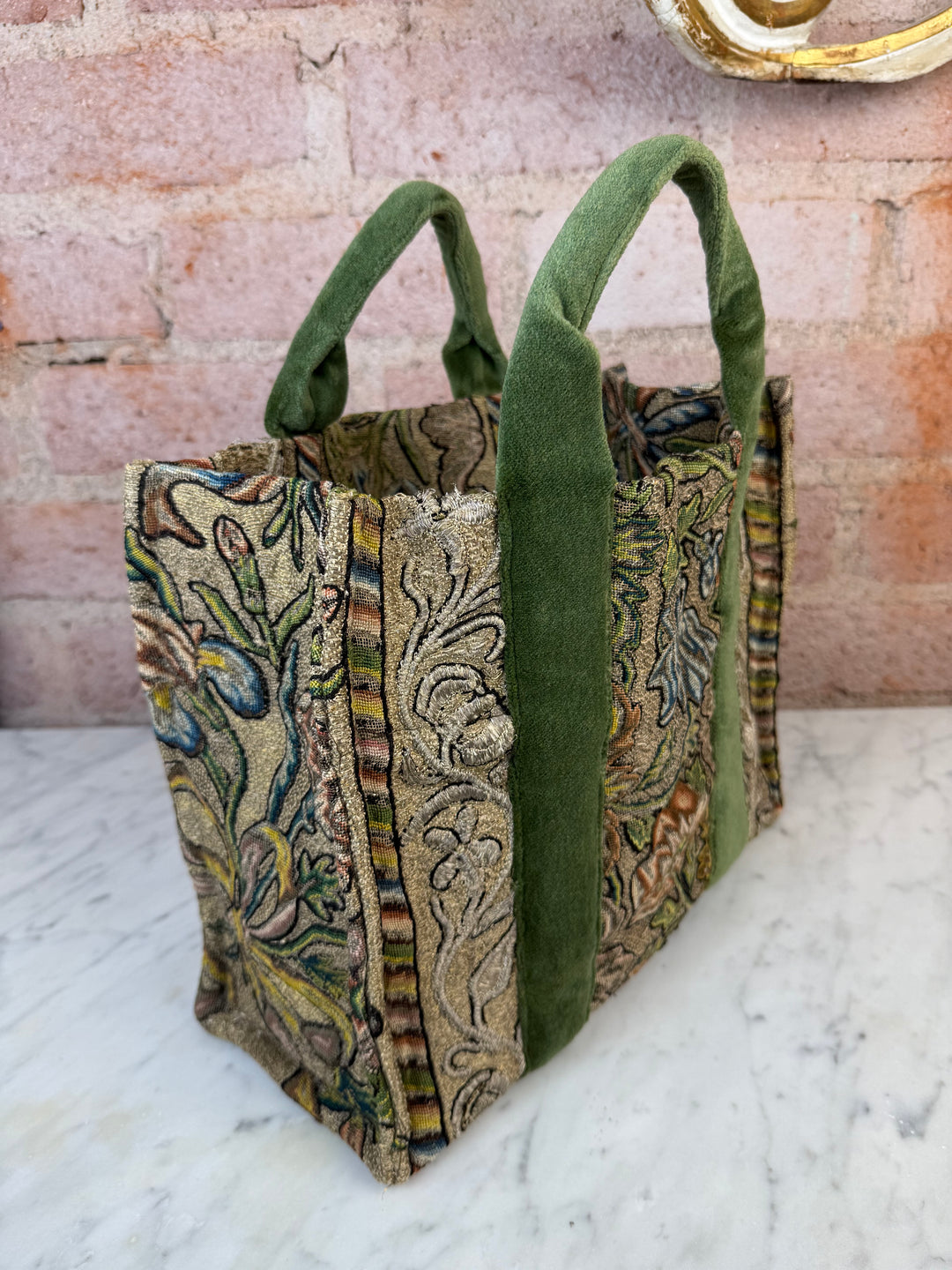 Antique Embroidered Handbag by Meilssa Levinson