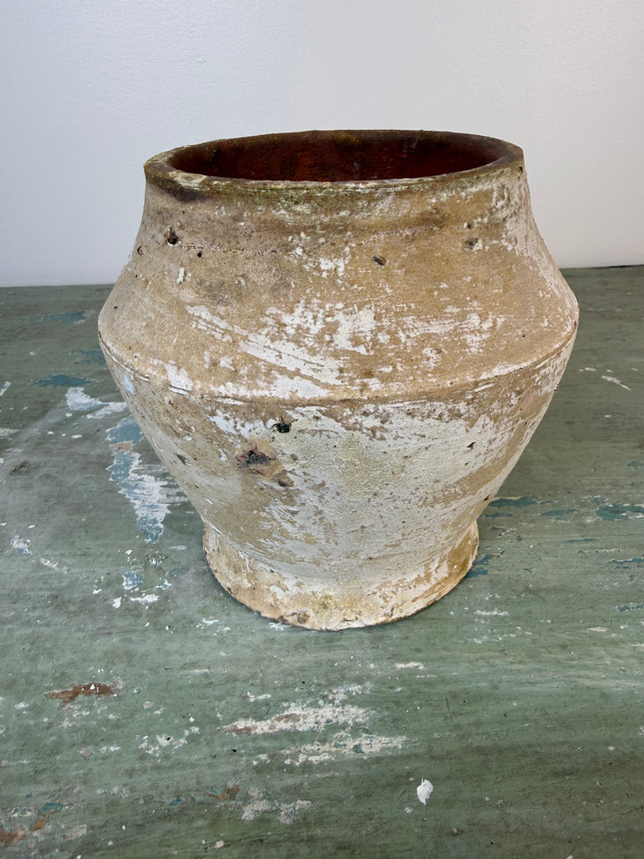 Rustic Aged Clay Pot