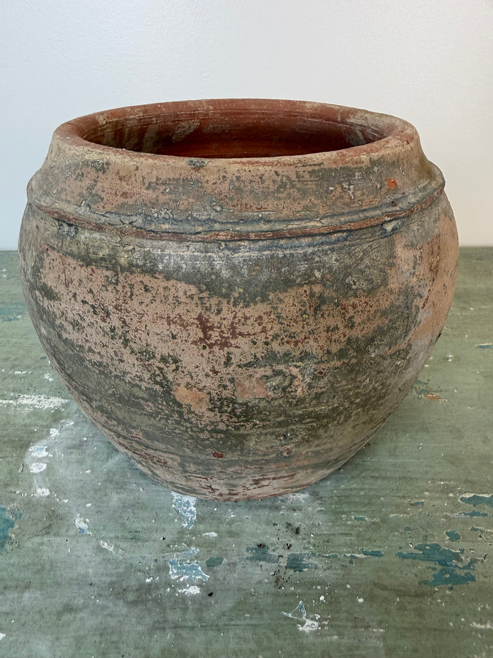 Rustic Earth Hand-Thrown Clay pot.