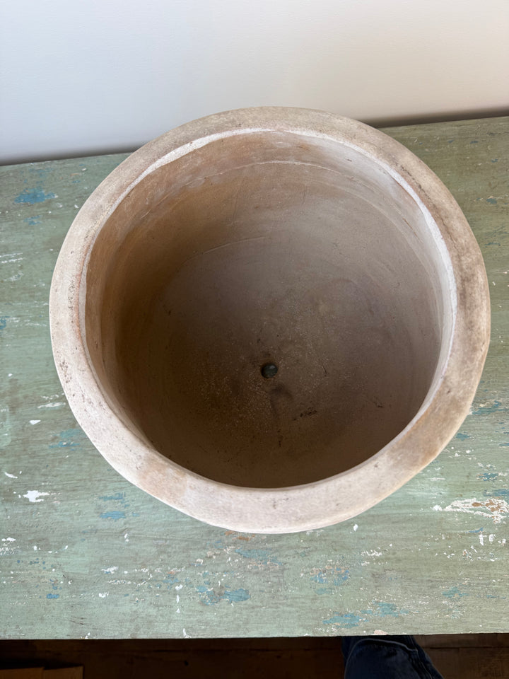 Weathered Grey Ceramic Planter