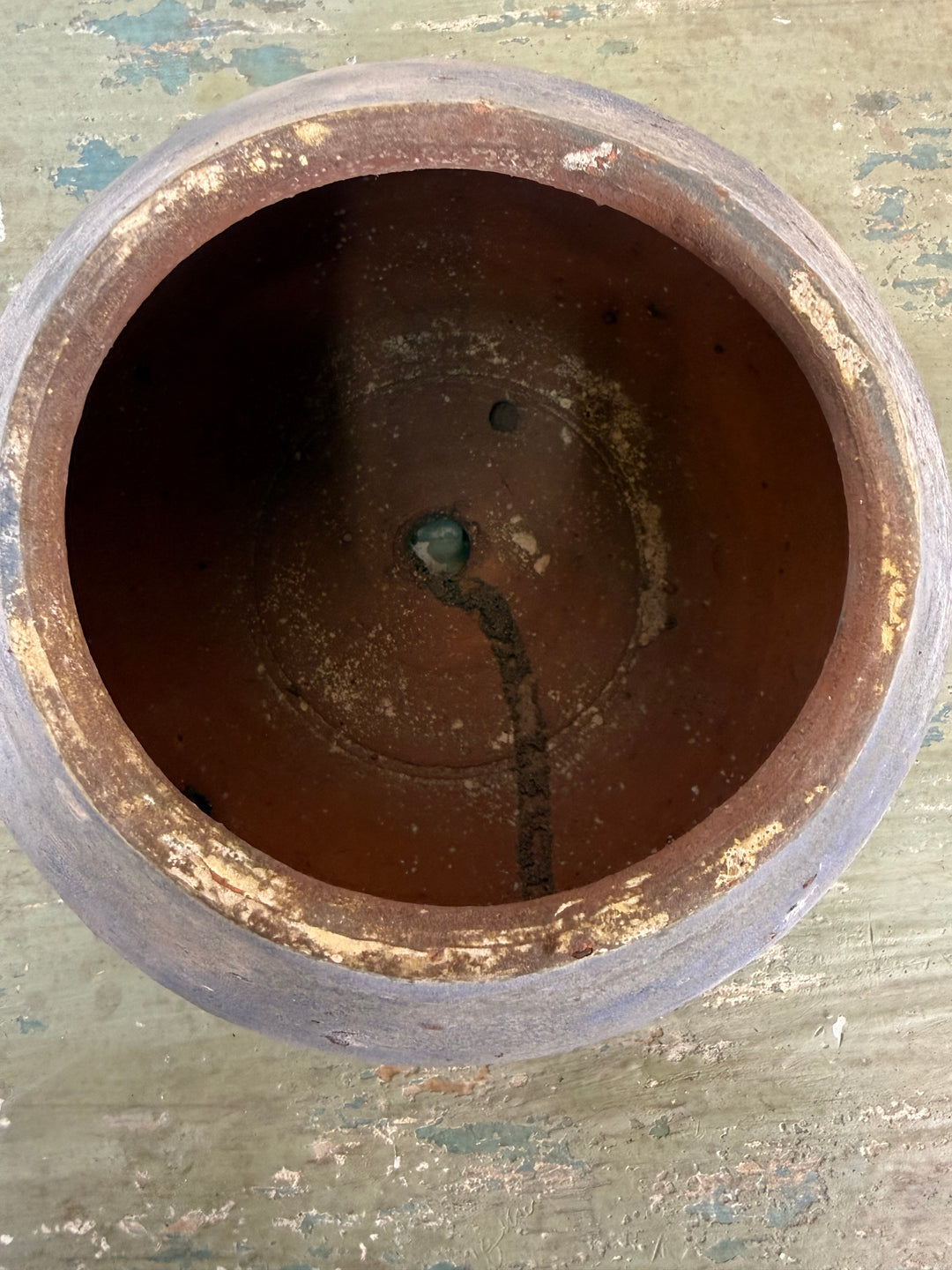 Rustic Painted Pot/Planter