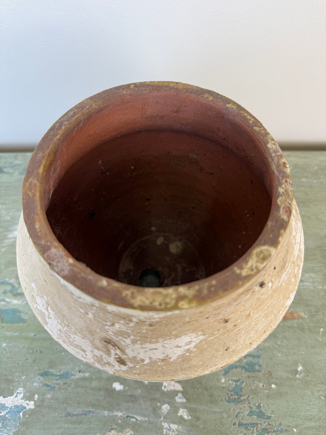 Rustic Aged Clay Pot