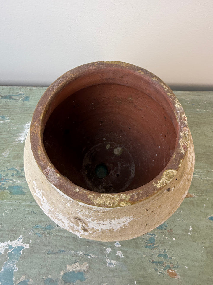 Rustic Aged Clay Pot