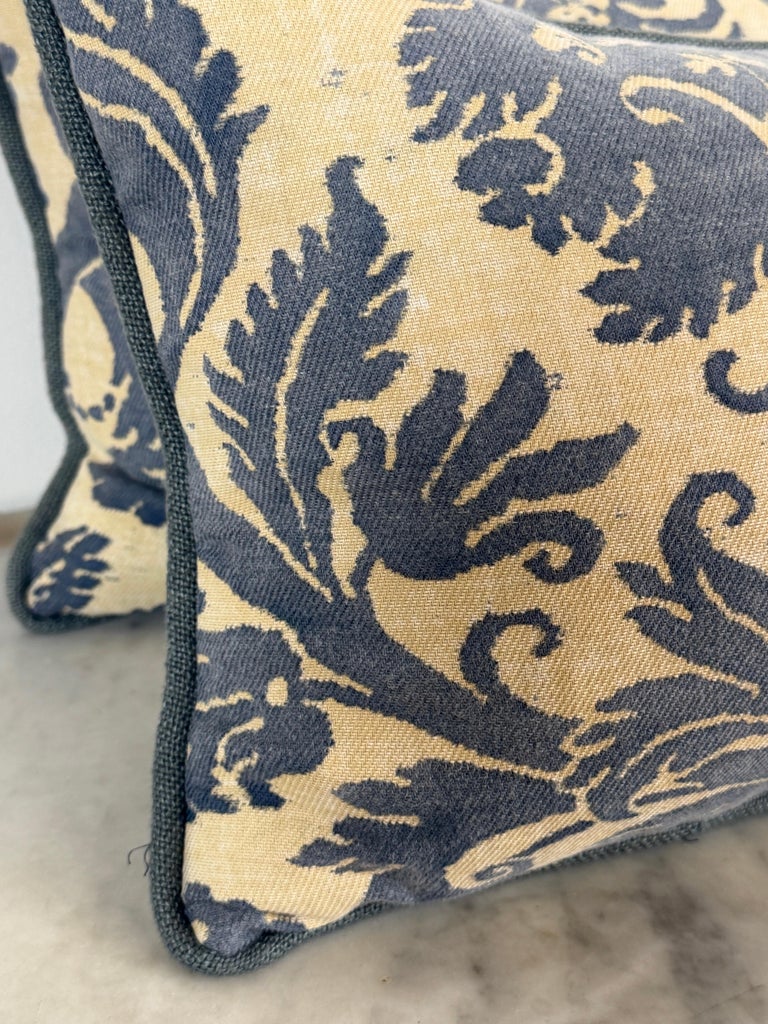 Custom Fortuny Lumbar Pillows by Melissa Levinson, Linen &amp; Cotton, USA