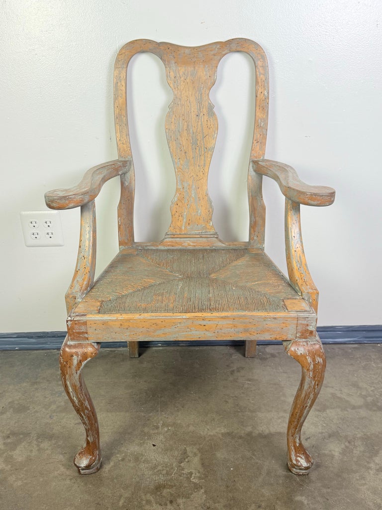 Set of Eight Queen Anne Dining Chairs