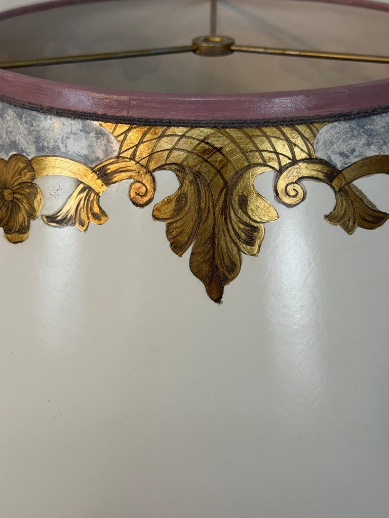 Pair of Murano Pink Bullicante Glass Table Lamps - Barovier &amp; Toso Style