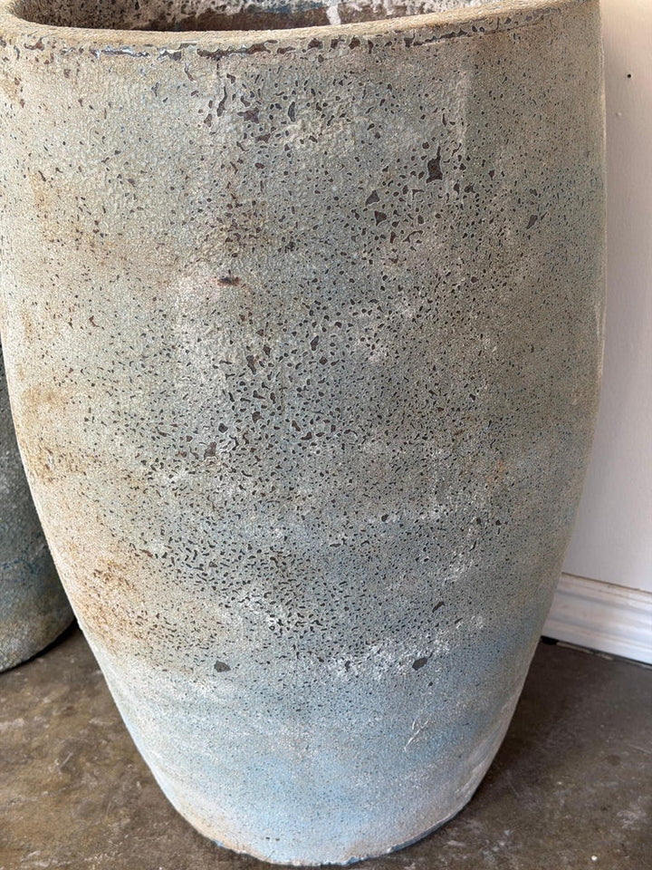 Atelier Vierkant Style Terra Cotta Planters-Pair