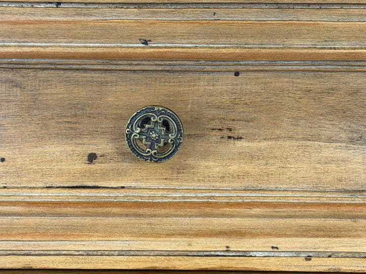 Antique French Louis XV Bombe Commode - Bleached Oak