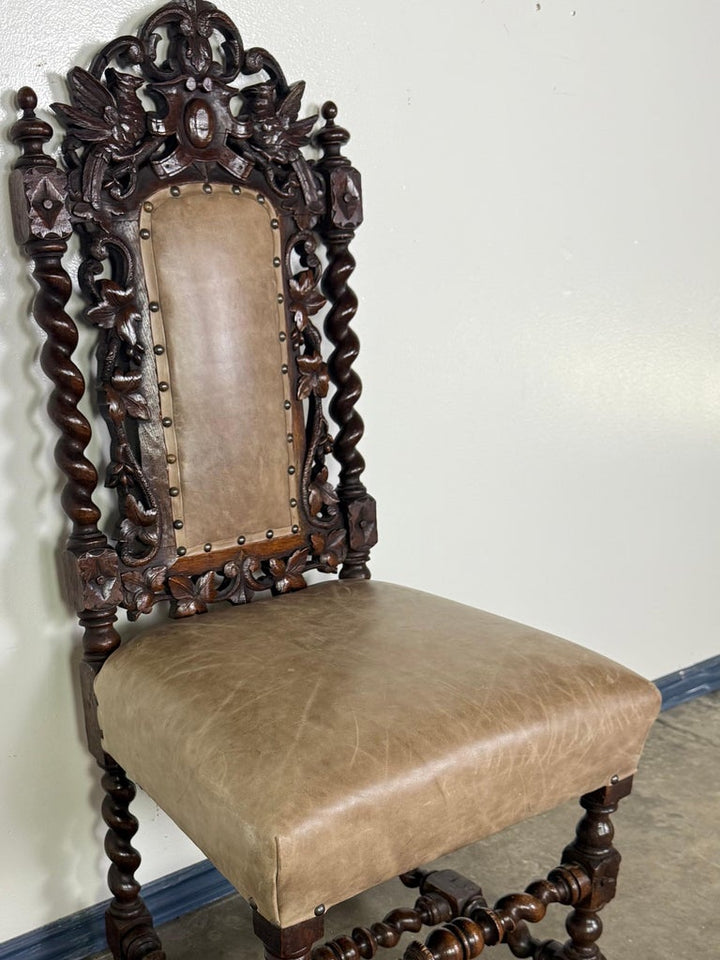 Set of Six 19th C. Renaissance Revival Dining chairs