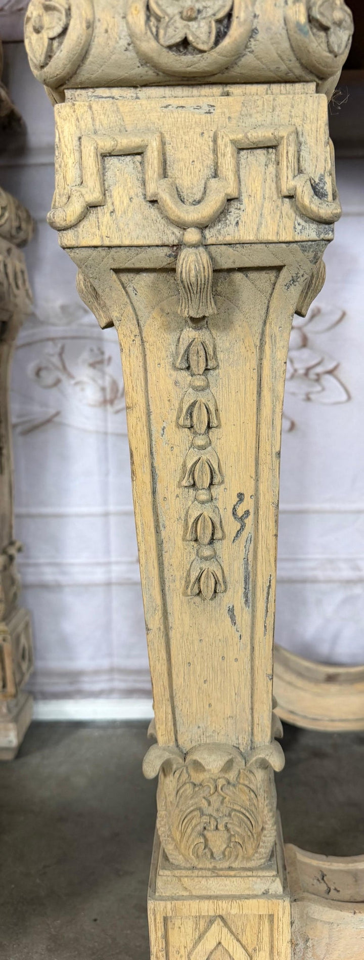 Pair of French Baroque Louis XIV Style Console Tables