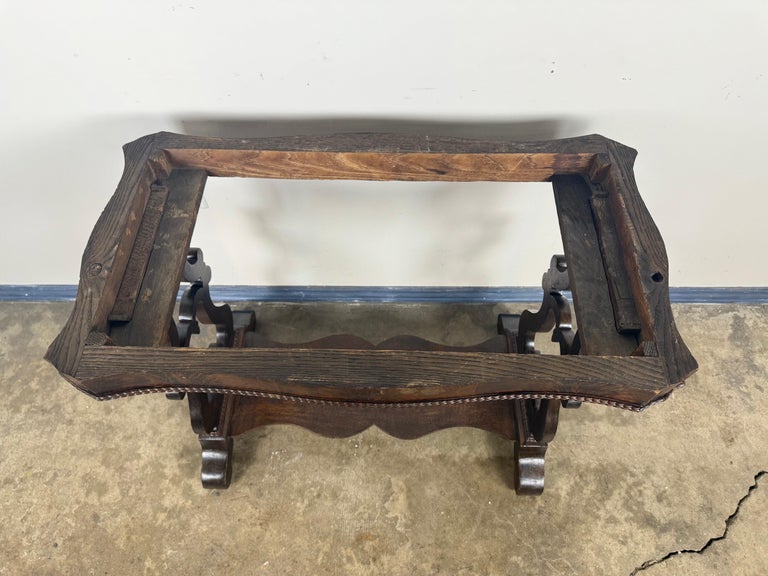 19th Century American Renaissance Revival Marble-Top Side Table