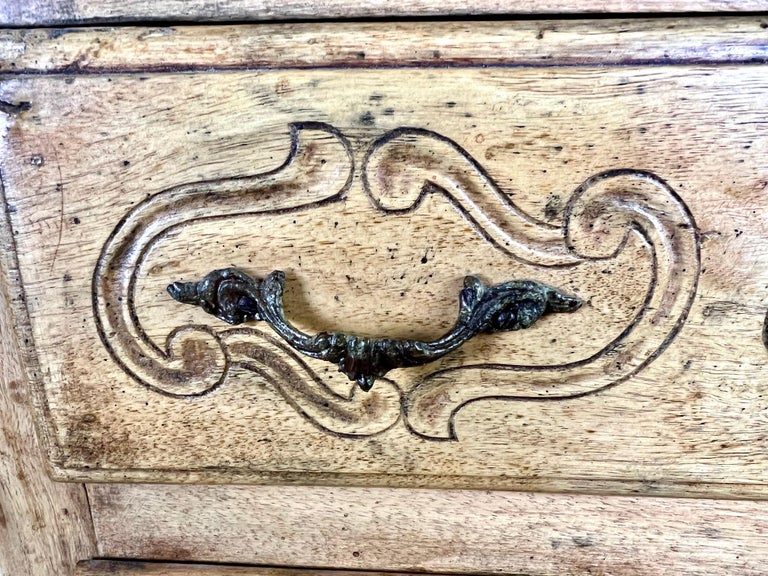 Pair of French End Table w/ Drawers and Granite Tops C. 1930's