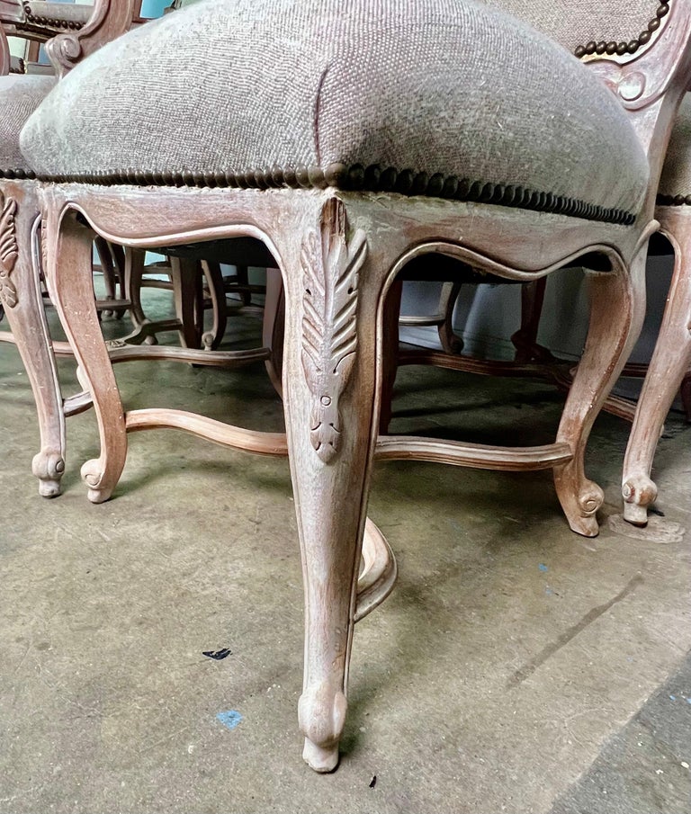 Set of '8' French Louis XV Style Dining Chairs