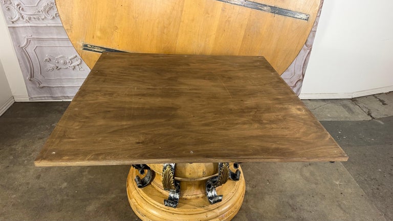 French Neoclassical Dining Table- Acanthus Pedestal