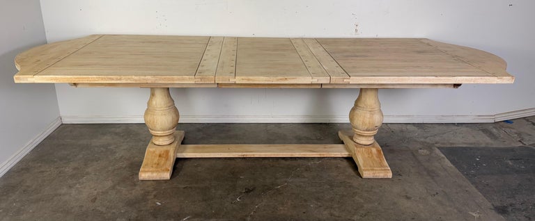 Spanish Style Refractory Table w/ Leaf Extension C. 1930's