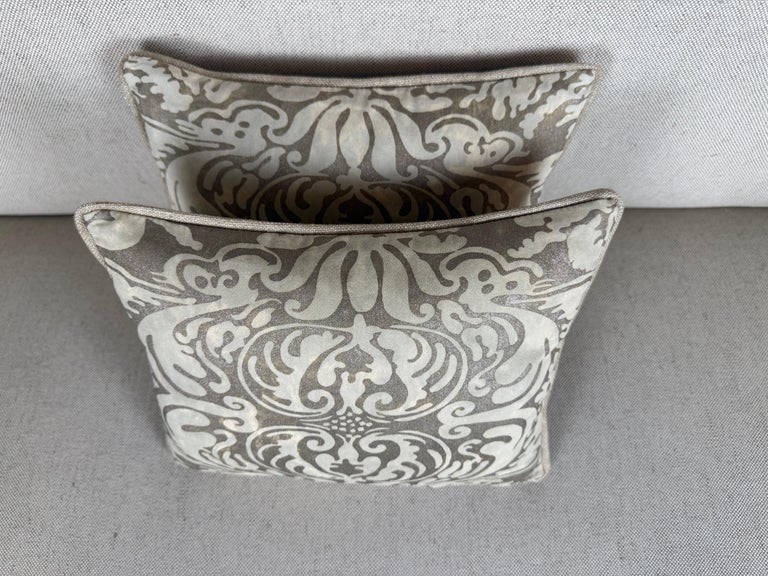 Pair of Petite Fortuny Venetian Textile Pillows