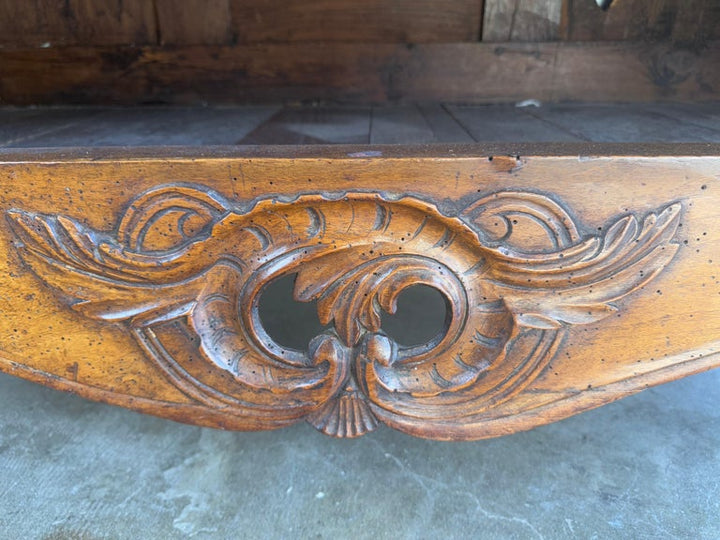 18th Century French Louis XV Provincial Buffet in Solid Walnut