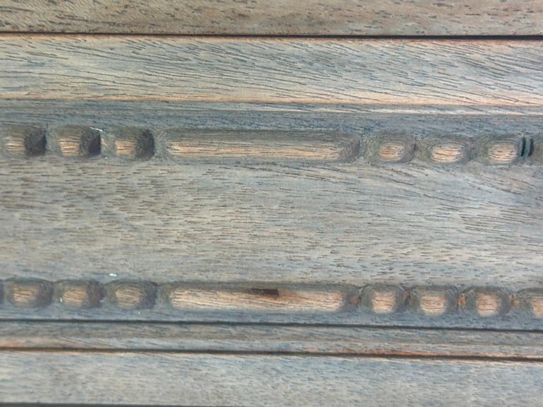 19th Century Italian Neoclassical Demilune Credenza with Marble Top