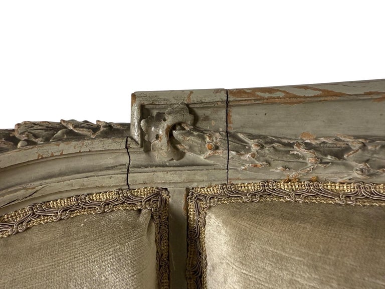 Pair of French Louis XVI Style Painted Bergères