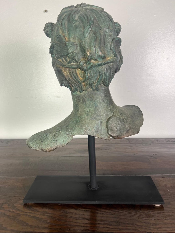 19th C. French Bronze Head of a Boy