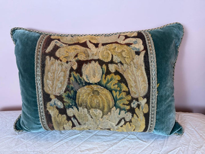 17th C. Flemish Tapestry Pillow