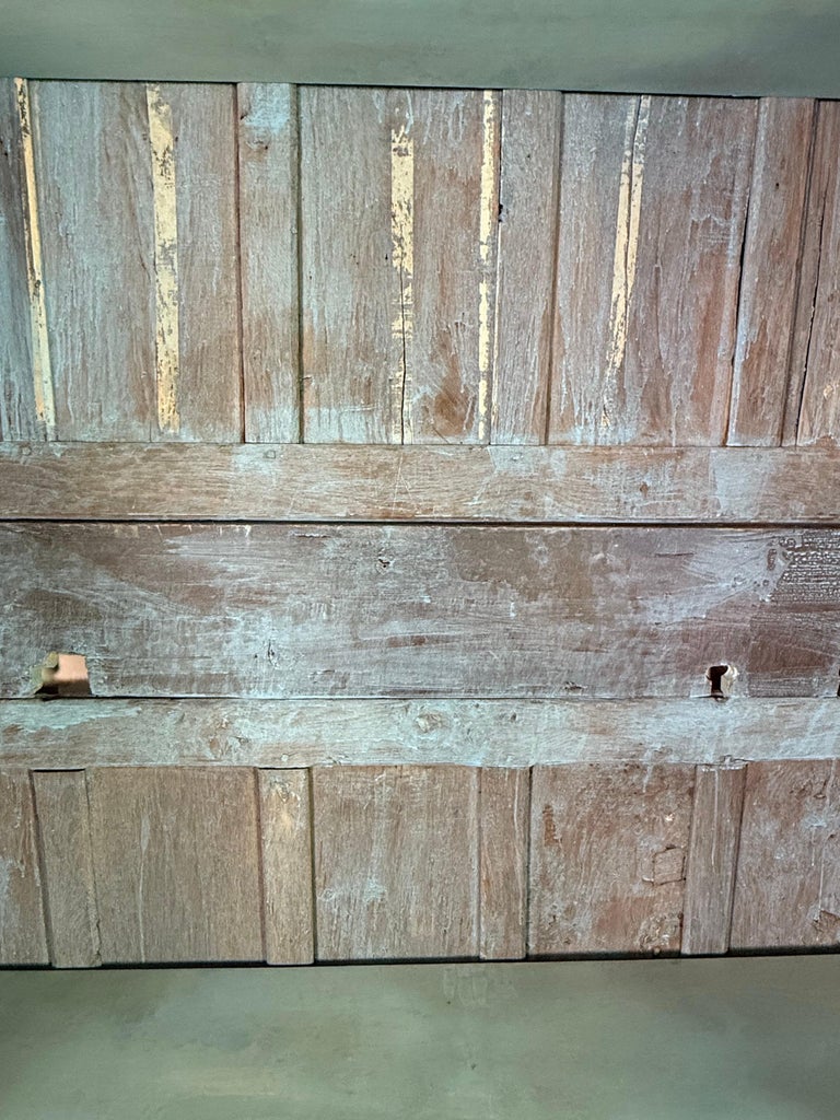 French Provincial Star-Inlaid Armoire, 18th-century