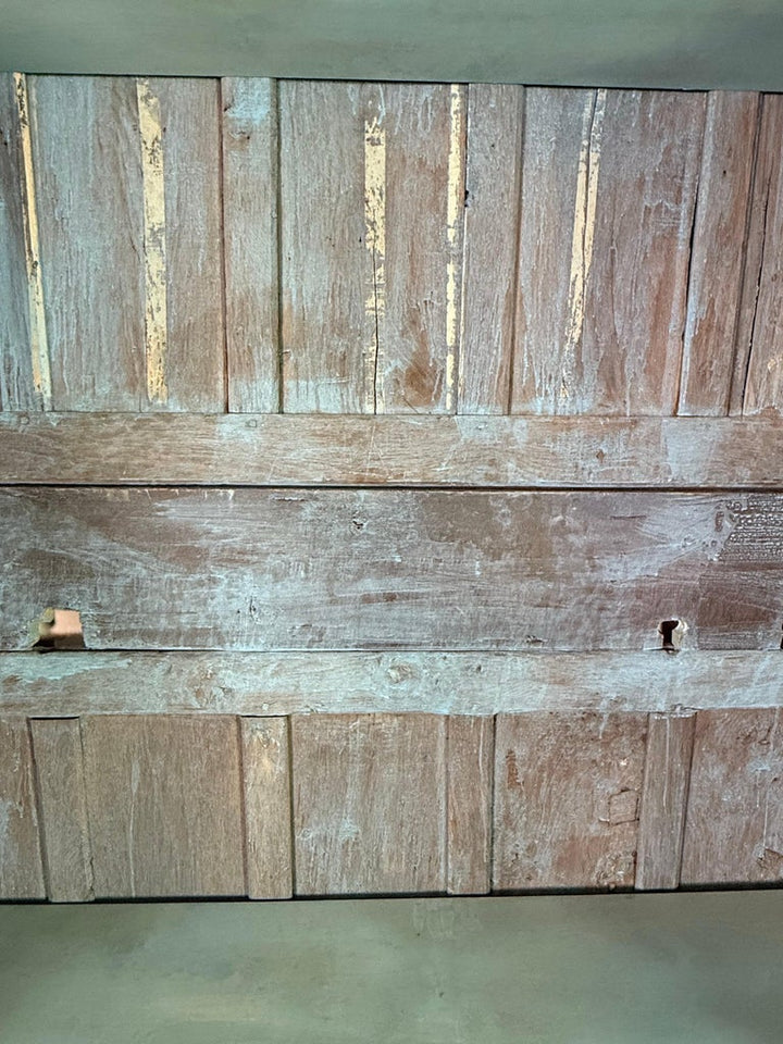 French Provincial Star-Inlaid Armoire, 18th-century