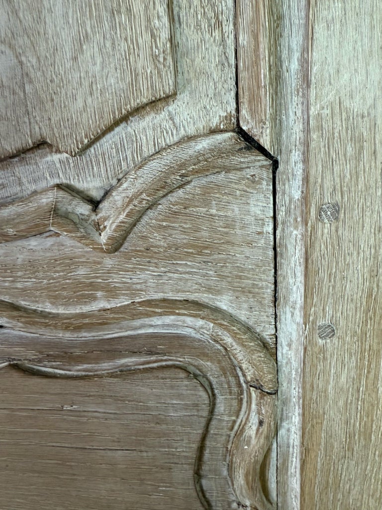 French Provincial Star-Inlaid Armoire, 18th-century