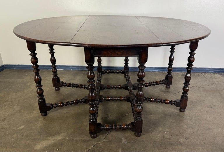 19th C. English Gate Leg Table